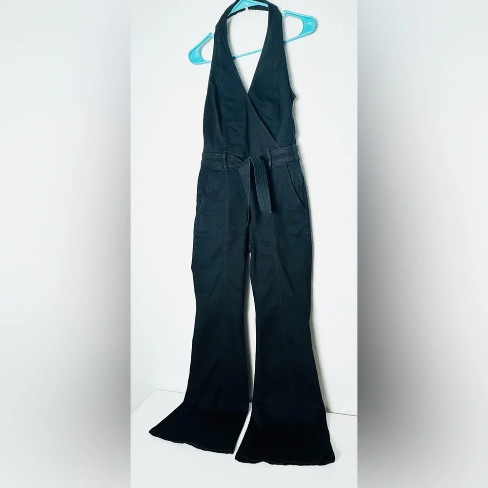 Mother The Halter Doozy Jumpsuit Black 26 Not Guilty EXCELLENT - Picture 6 of 16